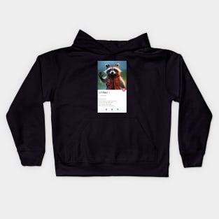 Swipe Right For Raccool Kids Hoodie